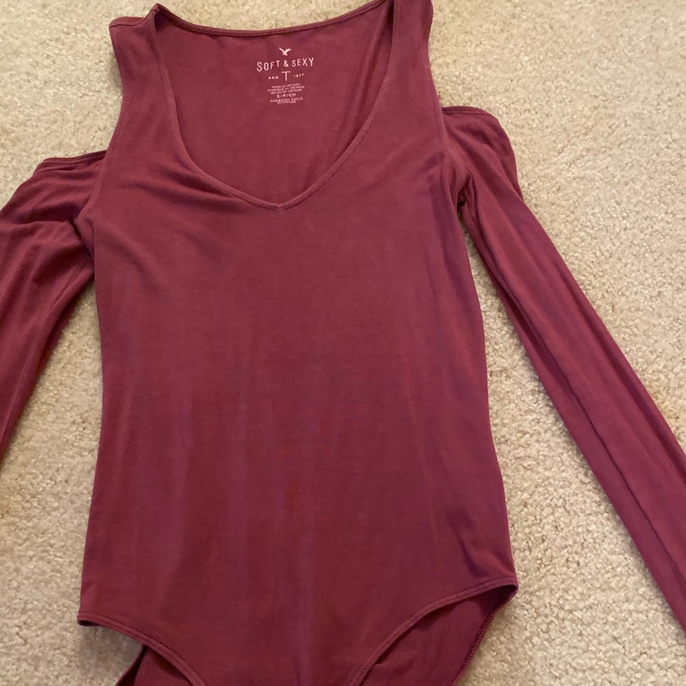 Cold shoulder bodysuit